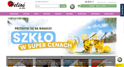 Desktop Screenshot of helios-szklo.pl