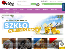 Tablet Screenshot of helios-szklo.pl